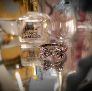 Sterling Silver bowknot ring Sz 9